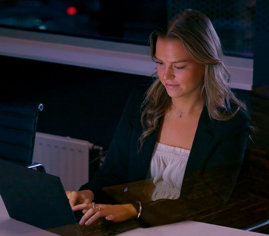 IT consultant working on IT solution